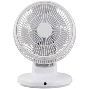 卓上扇風機 リモコン付 22cm ホワイト DT-A2314（WH)