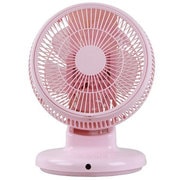 卓上扇風機 リモコン付 22cm ピンク DT-A2314（PK)