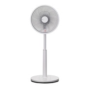 リビング扇風機 DCモーター リモコン付 グランホワイト F-DLS65（W）