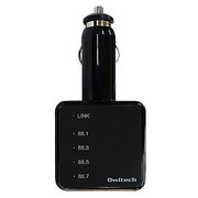 Bluetooth ver3.0 FMトランスミッター 12-24V車対応 ブラック OWL-CABFT