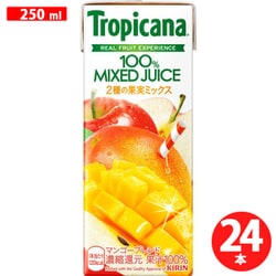 トロピカーナ 100％マンゴーブレンド 紙パック 250ml×24本 [果汁飲料]