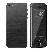 iPhone 5S Skin Black Woodgrain [Apple iPhone 5s用　ドレスアップシール]