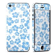 iPhone 5S Skin Turquoise Hibiscus [Apple iPhone 5s用　ドレスアップシール]