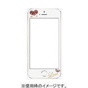 LMZ-134-039910 [iPhone SE/5s/5用 ジュエル液晶フィルム/ラブ]