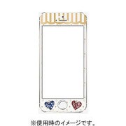 LMZ-134-039912 [iPhone SE/5s/5用 ジュエル液晶フィルム/ガーリーハート]