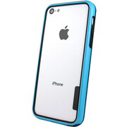 I5C05-13D175-15 [Fantastick Air Bumper for iPhone 5c Black×Blue]