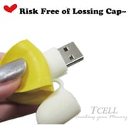 USBメモリ 8GB USB2.0 BANANA flash drive イエロー FL001