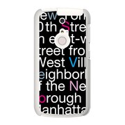 SoftBank 301F ARROWS A (アローズ) オリジナル デザイン スマホケース New York Typography 301F-YCM2P0001-78