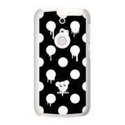 SoftBank 301F ARROWS A (アローズ) オリジナル デザイン スマホケース Acid Mouse Dot Pattern マウス ブラック 301F-YCM2P0112-78