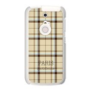 SoftBank 301F ARROWS A (アローズ) オリジナル デザイン スマホケース チェック柄 コレクション Paris 301F-YCM2P0128-78