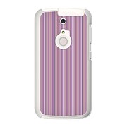 SoftBank 301F ARROWS A (アローズ) オリジナル デザイン スマホケース Stripe Pattern パープル 301F-YCM2P0271-78