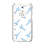 SoftBank 301F ARROWS A (アローズ) オリジナル デザイン スマホケース エッフェル塔 コレクション ホワイトブルー 301F-YCM2P0287-78