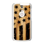 SoftBank 301F ARROWS A (アローズ) オリジナル デザイン スマホケース American Flag Wood Burn 301F-YCM2P0310-78