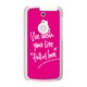 SoftBank 301F ARROWS A (アローズ) オリジナル デザイン スマホケース We wish your life Full of Love / Lover Pink 301F-YCM2P0428-78