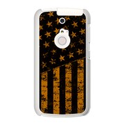 SoftBank 301F ARROWS A (アローズ) オリジナル デザイン スマホケース ブラック アメリカン フラッグ LA カラーズ ♯30 フロリダオレンジ 301F-YCM2P0643-78