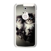 SoftBank 301F ARROWS A (アローズ) オリジナル デザイン スマホケース Picture Collections キャット ペア 猫の姉妹 301F-YCM2P0685-78