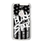 301F-YCM2P0795-78 [SoftBank 301F ARROWS A (アローズ) オリジナル デザイン スマホケース Black American BLACK STAR]