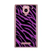 SoftBank 302SH AQUOS PHONE (アクオスフォン) 302SH-YCM2P0011-78 ゼブラ柄クラシックパープル