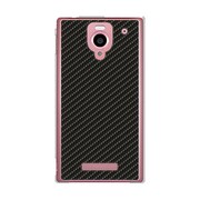 SoftBank 302SH AQUOS PHONE (アクオスフォン) 302SH-YCM2P0016-78 ブラックカーボンパターン