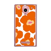 SoftBank 302SH AQUOS PHONE (アクオスフォン) 302SH-YCM2P0023-78 ルーズフラワーコレクションオレンジ