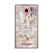 SoftBank 302SH AQUOS PHONE (アクオスフォン) 302SH-YCM2P0065-78 Newspaperホワイト