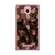 SoftBank 302SH AQUOS PHONE (アクオスフォン) 302SH-YCM2P0072-78 Catウォールペーパーブラウン