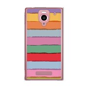 SoftBank 302SH AQUOS PHONE (アクオスフォン) 302SH-YCM2P0089-78 ドローザレインボー