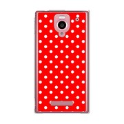 SoftBank 302SH AQUOS PHONE (アクオスフォン) 302SH-YCM2P0100-78 DotPatternキュートレッド