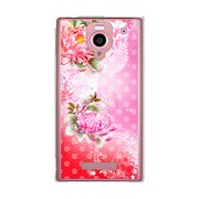 SoftBank 302SH AQUOS PHONE (アクオスフォン) 302SH-YCM2P0118-78 和柄菊と水玉