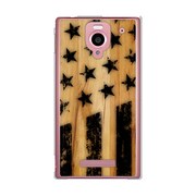 SoftBank 302SH AQUOS PHONE (アクオスフォン) 302SH-YCM2P0310-78 AmericanFlagWoodBurn