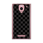 302SH-YCM2P0351-78 ブラック市松柄 [SoftBank 302SH AQUOS PHONE (アクオスフォン)]