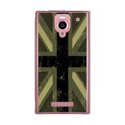 SoftBank 302SH AQUOS PHONE (アクオスフォン) 302SH-YCM2P0604-78 ユニオンジャックコレクショングレーカラーズ♯40デザートグリーン