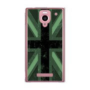 SoftBank 302SH AQUOS PHONE (アクオスフォン) 302SH-YCM2P0606-78 ユニオンジャックコレクショングレーカラーズ♯60シルエットグリーン