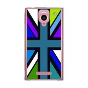 SoftBank 302SH AQUOS PHONE (アクオスフォン) 302SH-YCM2P0636-78 ユニオンジャックコレクションVibidカラーズ♯40リオミントランド