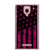 SoftBank 302SH AQUOS PHONE (アクオスフォン) 302SH-YCM2P0641-78 ブラックアメリカンフラッグLAカラーズ♯10ワシントンピンク