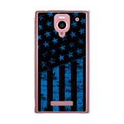 SoftBank 302SH AQUOS PHONE (アクオスフォン) 302SH-YCM2P0646-78 ブラックアメリカンフラッグLAカラーズ♯60ジョージアブルー