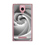 SoftBank 302SH AQUOS PHONE (アクオスフォン) 302SH-YCM2P0676-78 ローズポイントグラフィックスモノクロームシャドー