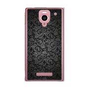 SoftBank 302SH AQUOS PHONE (アクオスフォン) 302SH-YCM2P0687-78 クラシックパターンデザインダークブラック