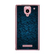 SoftBank 302SH AQUOS PHONE (アクオスフォン) 302SH-YCM2P0693-78 クラシックパターンデザインダークブルー