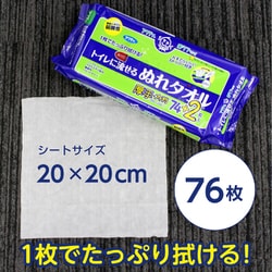 アクティ トイレに流せる セール ぬれタオル よど