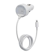 iPod/iPhone用FMトランスミッター Lightningコネクター接続 ホワイト BSFMIP03WH2