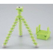 カメラ用 フリーアームスタンド スマートフォン対応ホルダー付 グリーン UM1501