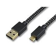 HUC-BD2ARB-P2MS [USBケーブル2.0 A-microB BRAID仕様ケーブル 0.2m ソルティーセサミ]