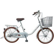 シティサイクル 軽快車 ノーパンクタイヤ 20型 変速なし シルバー FM-CC20HD