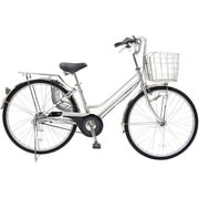 シティサイクル 軽快車 ノーパンクタイヤ 26型 内装3段変速 シルバー FN-CC263ALBD-HD-BAA
