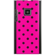 102P-YCM2P0009-78 [SoftBank 102P用 カバー DotPatternピンク＆ブラック]