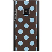102P-YCM2P0014-78 [SoftBank 102P用 カバー ベビードット アフタヌーンブルー]