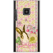 102P-YCM2P0028-78 [SoftBank 102P用 カバー フラワーラビット]