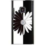 102P-YCM2P0040-78 [SoftBank 102P用 カバー B＆W フラワー]