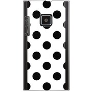 102P-YCM2P0041-78 [SoftBank 102P用 カバー DotPatternクラシックホワイト]